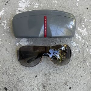Prada unisex shield sunglasses